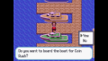 The boat docks where ferries can take the player to different minigames, provided the player has purchased a ticket.