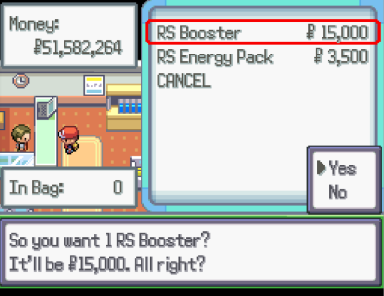 File:Give this vendor 150K, he'll talking about another vendor in Slateport where you can buy more packs2.png