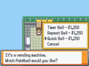 Pokeball Vending Machines on Roof