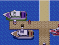 The ship pier where you can sail to different locations in Olivine City.
