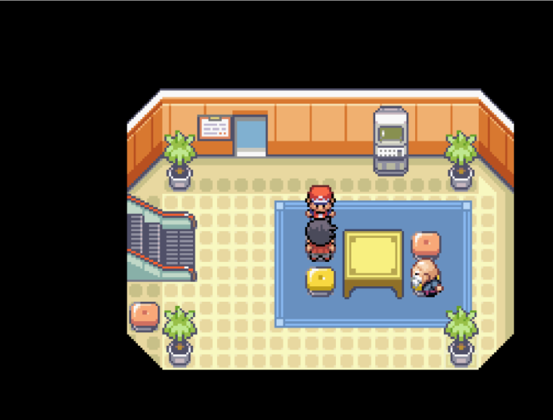 File:In the pokemon center this guy gives you a Minun or Plusle based on whether you like Red or Blue Pokemon.png